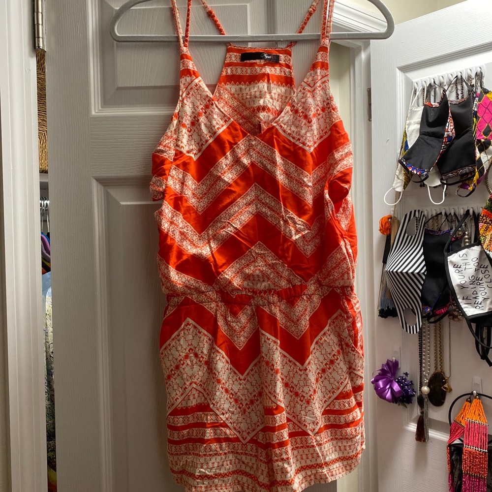 Cutout side romper